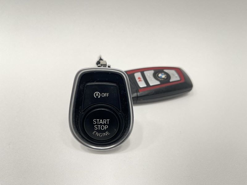 2012-2018 BMW 320i PUSH START BUTTON BLACK W/SMART RED KEY 53478