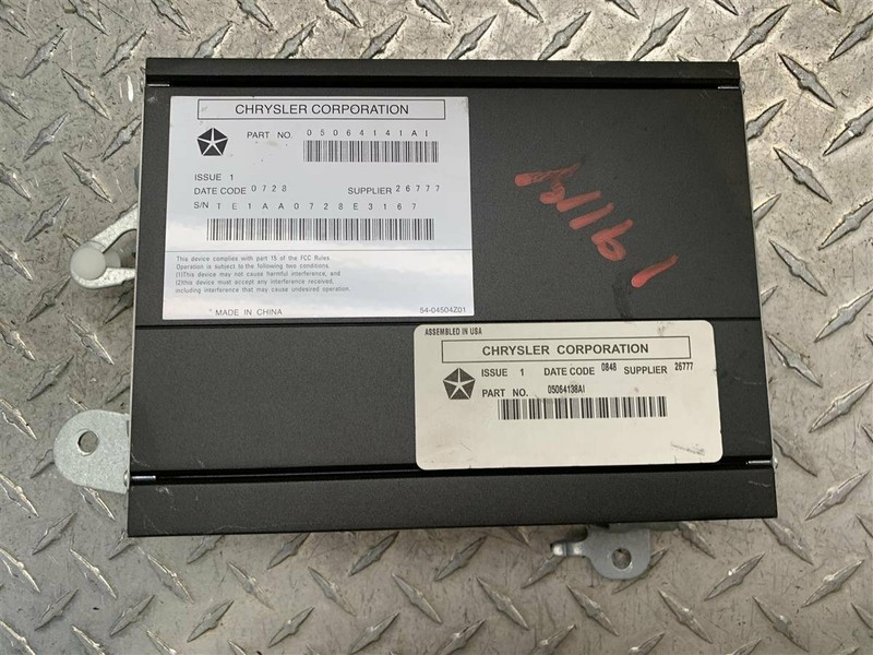 2008 DODGE DURANGO AMPLIFIER OEM 05064128AI