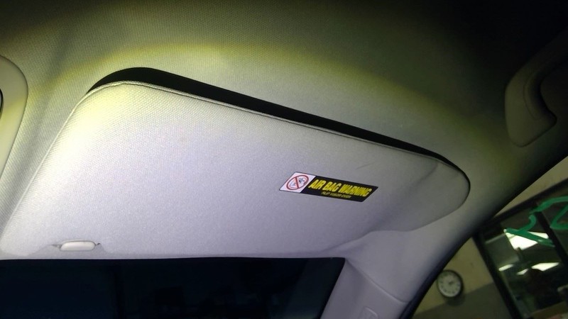 Passenger Sun Visor With Illumination US Built Fits 03-07 ACCORD 1784413