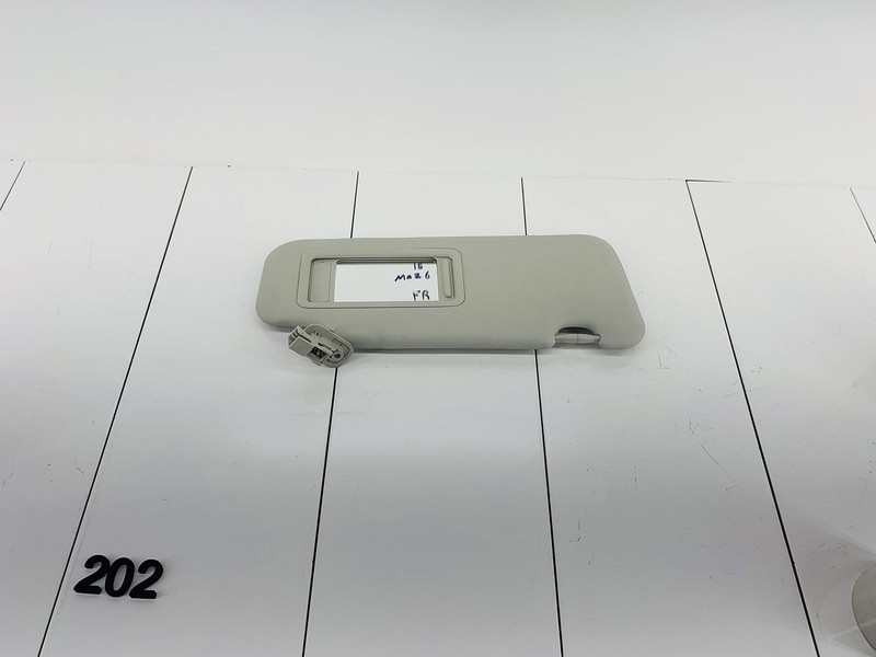 14-17 MAZDA 6 RIGHT PASSENGER SIDE UPPER OVERHEAD HEADLINER SUN VISOR SHADE OEM
