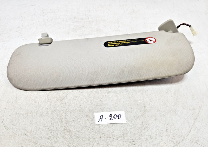 ✅ 17-23 OEM Tesla Model 3 Y Front Left Driver Side Sunvisor Sun Visor Gray*