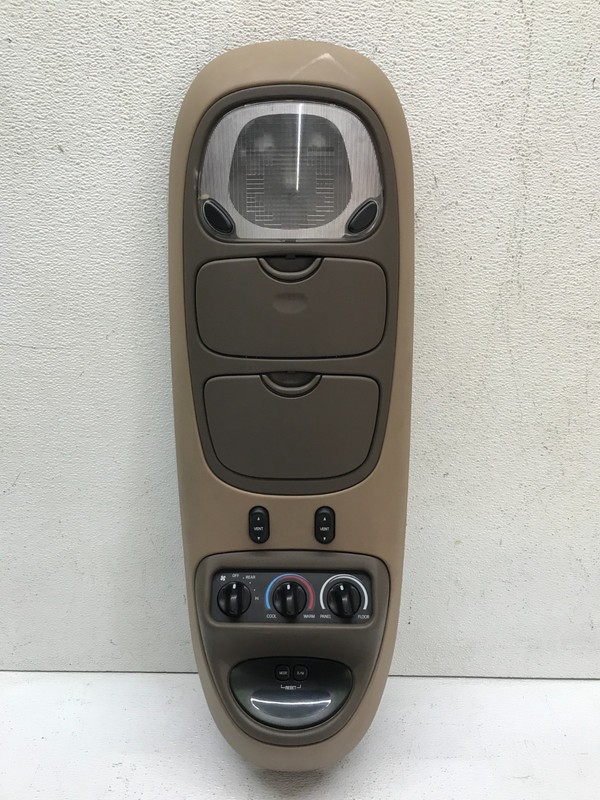 97-02 Lincoln Navigator Overhead Console Dome Light Rear Beige OEM