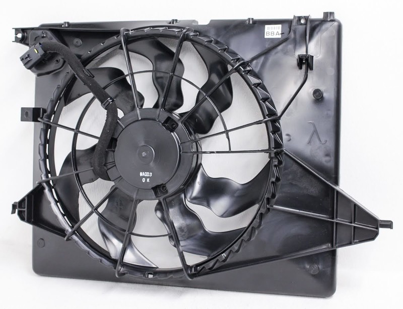OEM Hyundai, Kia Santa Fe, Sorento Radiator Condenser Fan Chipped