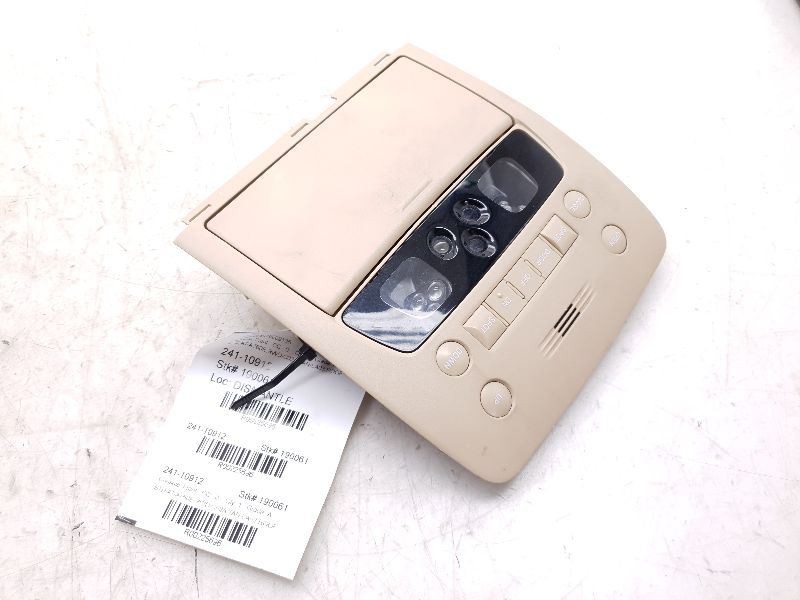 Roof Console Front With Sunroof Fits 07 LEXUS GS350 Tan LA03