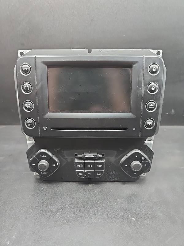 03-08 Maserati Quattroporte Command Head Unit Navigation Radio 980139633 Oem