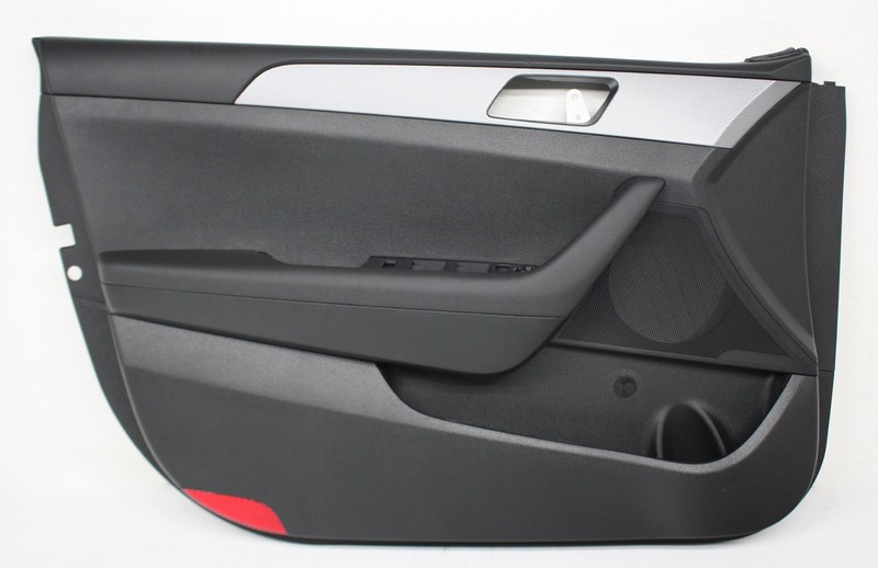 OEM Front Door Trim Panel For Hyundai Sonata Black with Silver 82303-C2110-ZTR