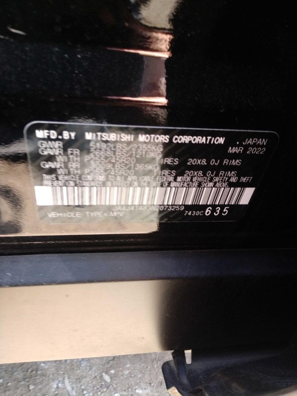 2022 Mitsubishi Outlander 4WD Differential Carrier Assembly OEM 3501A413 61K