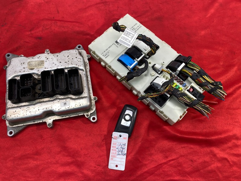 BMW F30 F32 F36 228 328 428 2.0L DME ECU Engine Computer FEM Module Key Set OEM✅