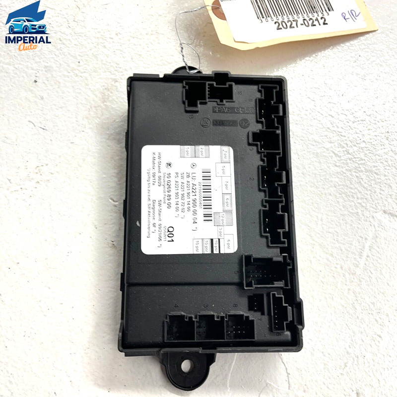 REAR RIGHT PASSENGER SIDE DOOR CONTROL MODULE UNIT OEM 07-13 MERCEDES S550 W221