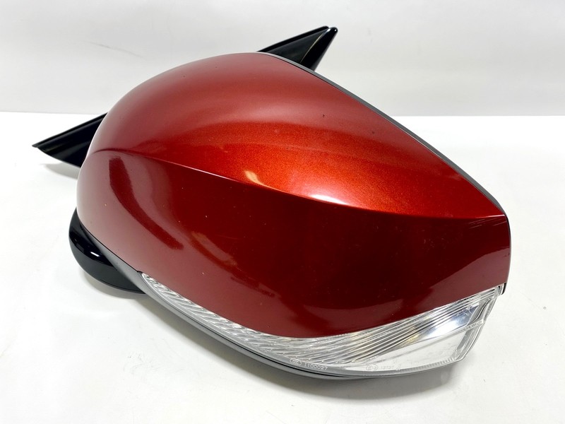 14-21 INFINITI Q50 LEFT LH DRIVER SIDE DOOR REAR VIEW MIRROR RED NAH OEM
