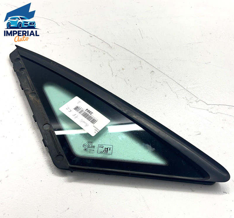 2011 - 2014 AUDI A8 L REAR LEFT DRIVER SIDE QUARTER WINDOW GLASS OEM