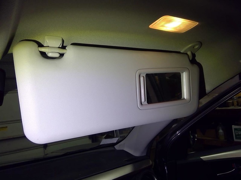 Passenger Sun Visor Illuminated With Extension Fits 13-18 RAV4 1765970