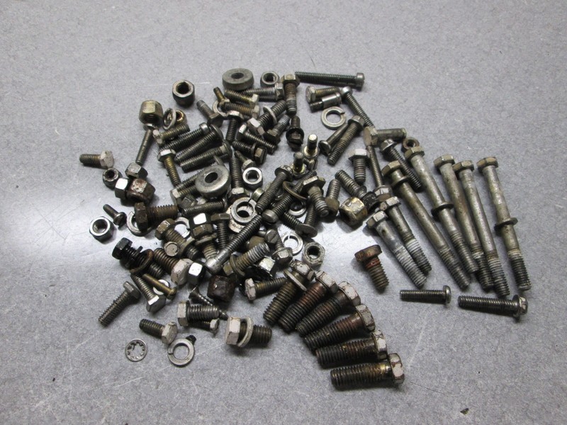 1984 Force 85 Hp Outboard Engine Nuts Bolts Washers Hardware