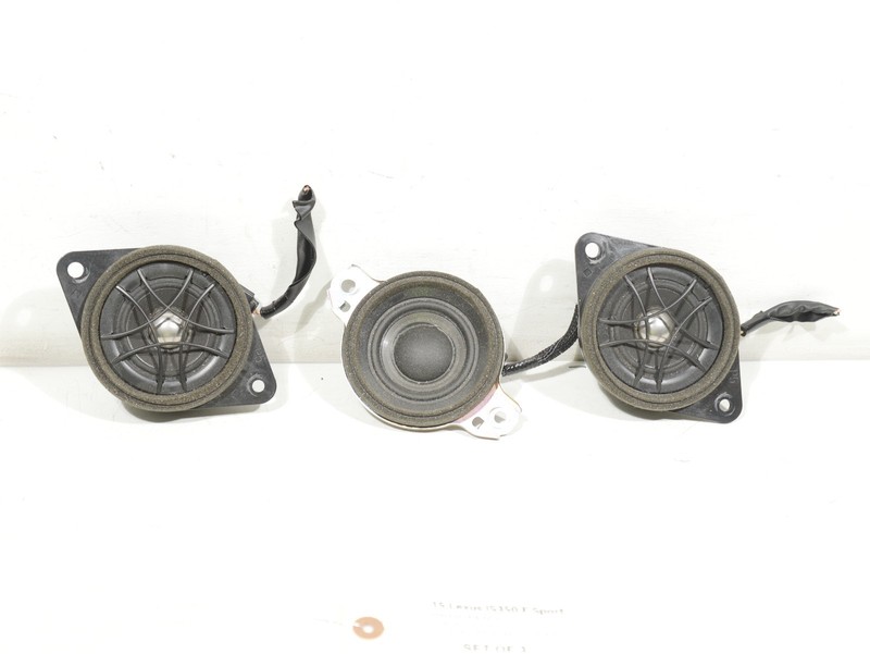 2014-2017 Lexus IS250 IS350 IS200t Dash Dashboard Speakers Set of 3 OEM