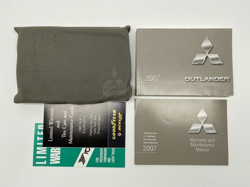 Owners Manual 2007 Mitsubishi Outlander 81259