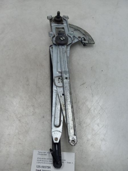 95-04 TOYOTA TACOMA 2.4L RWD MT PASSENGER SIDE FRONT WINDOW REGULATOR