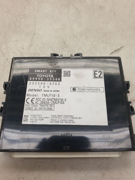 2013 LEXUS ES300H CHASSIS ECM ANTI THEFT LOCKING CONTROL MODULE ASSEMBLY