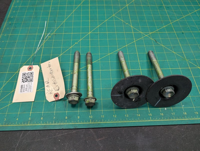 4PC Rear Crossmember Mount Bolt 2019 Infiniti QX50 2020 2021 2022 2023