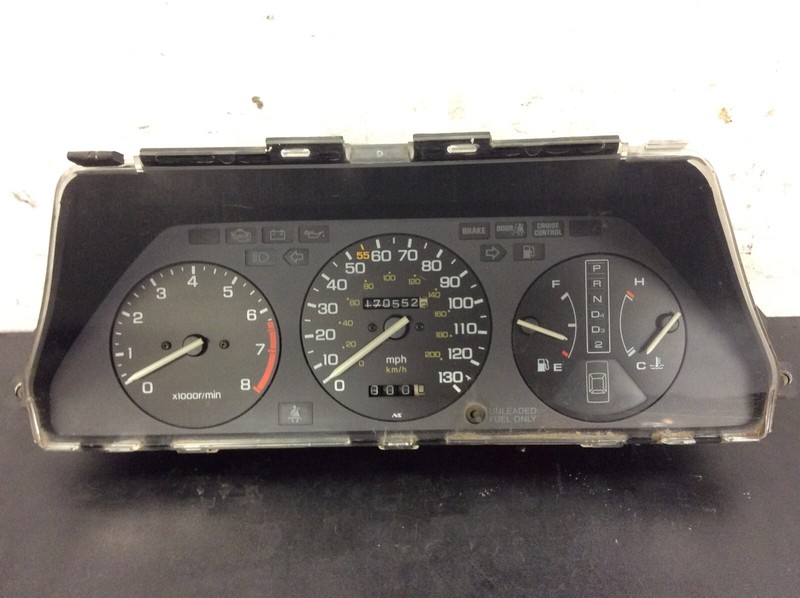 88-89 Accord 3Dr LXi AT Instrument Cluster Speedo Tacho Meter Gauges 170k OEM