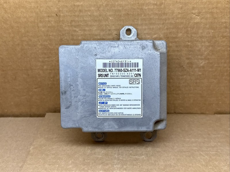 2013 Honda Pilot Air Bag Airbag Control Module Computer 77960-SZA-A111-M1