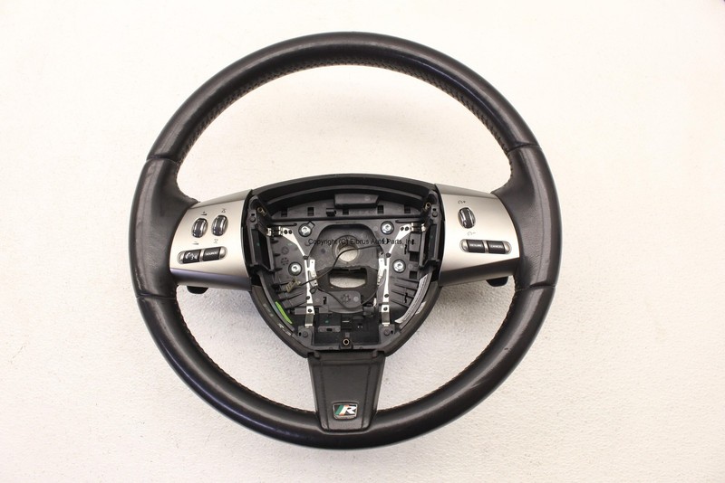 2010 2011 JAGUAR XFR MULTIFUNCTION LEATHER HEATED STEERING WHEEL CHARCOAL