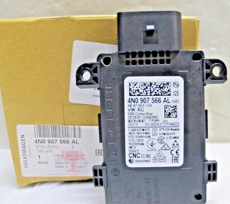 2018 VOLKSWAGEN TOUAREG LEFT DRIVER SIDE REAR BLINDSPOT MODULE SENSOR NEW OEM