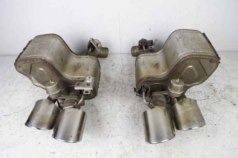 2014 - 2020 MASERATI GHIBLI S LEFT & RIGHT MUFFLER EXHAUST SET OEM 82K