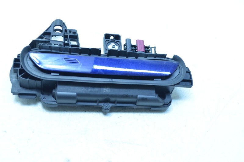 22-24 BMW i4 G26 REAR LEFT DRIVER EXTERIOR DOOR HANDLE BLUE OEM