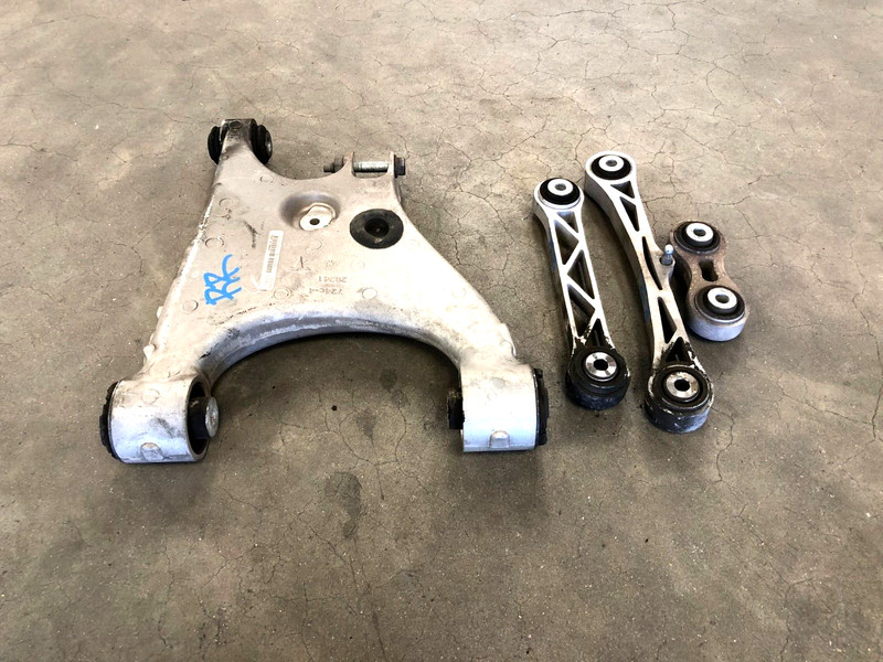 12-20 Tesla Model S Rear Left Rear Right Upper Lower Control Arm Set OEM BTP1