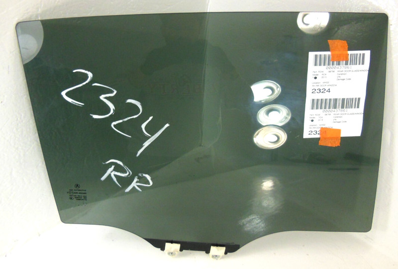 2013-2018 Acura RDX Rear Door Window Glass Passenger Right OEM