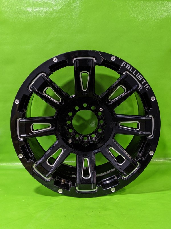 BALLISTIC 20" WHEEL RIM 20X9 6 LUG UNIVERSAL R387