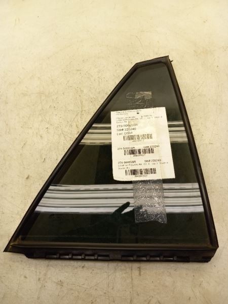 07-09 LEXUS RX350 PASSENGER SIDE REAR DOOR VENT GLASS