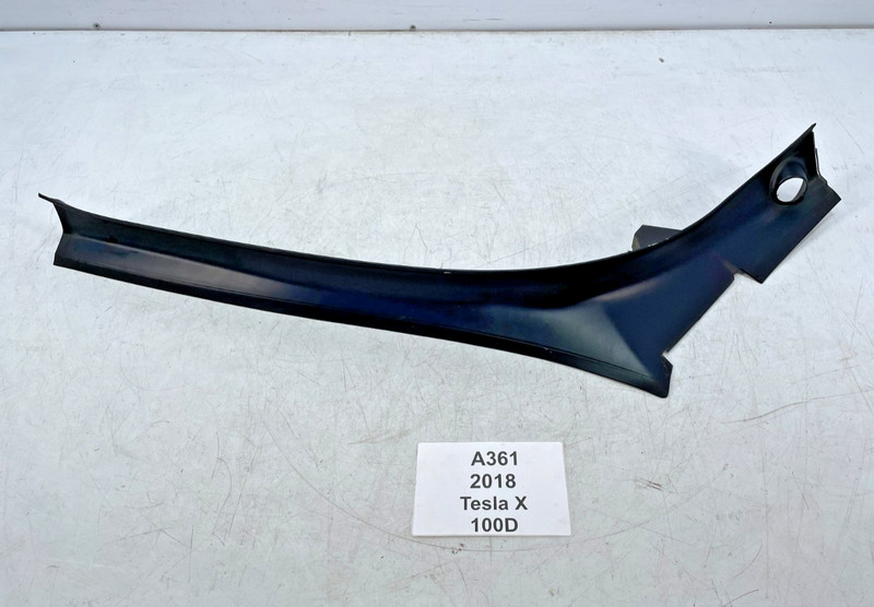✅16-20 OEM Tesla Model X Rear Left Driver Side Trunk Liftgate Trough Trim Cover