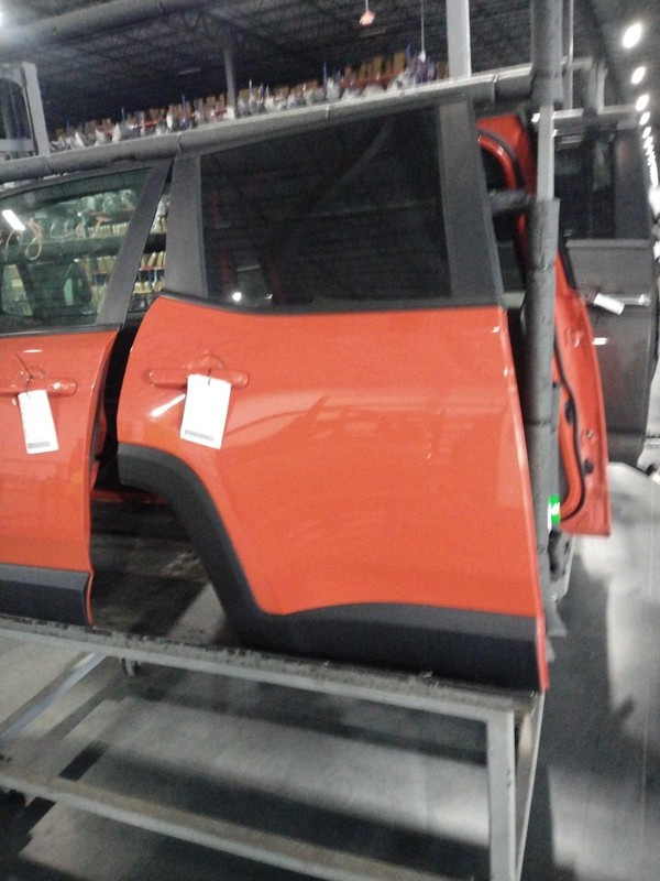 2017 Jeep Renegade Rear Right Door Orange Used OEM 453265 95000 Miles