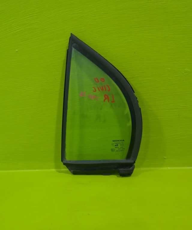 99 00 CIVIC SDN DRIVER LEFT REAR VENT GLASS OEM 3911-26