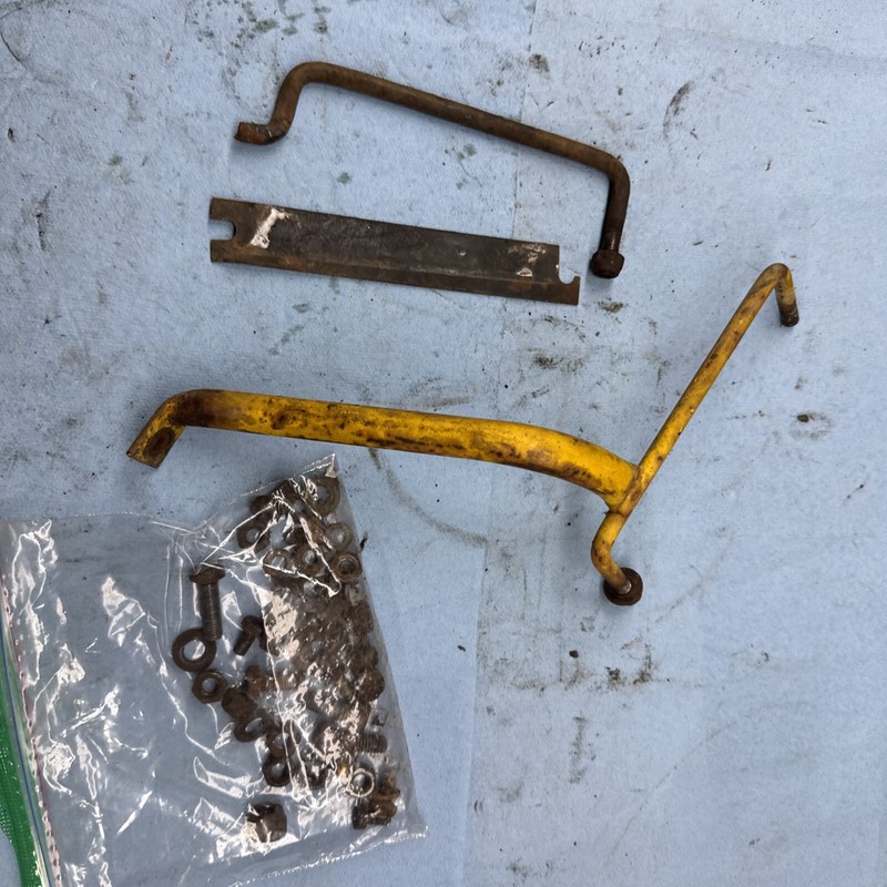 1968 Ski-Doo Super Olympique 370 Vintage Snowmobile Chain Case Mounting Brackets