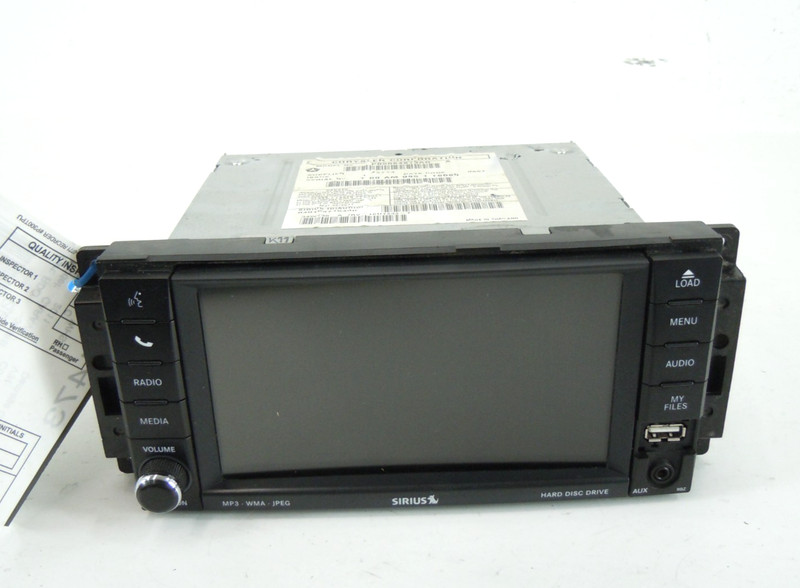2010 2011 Dodge Grand Caravan MyGig USB Media Satellite Radio Display Screen OEM