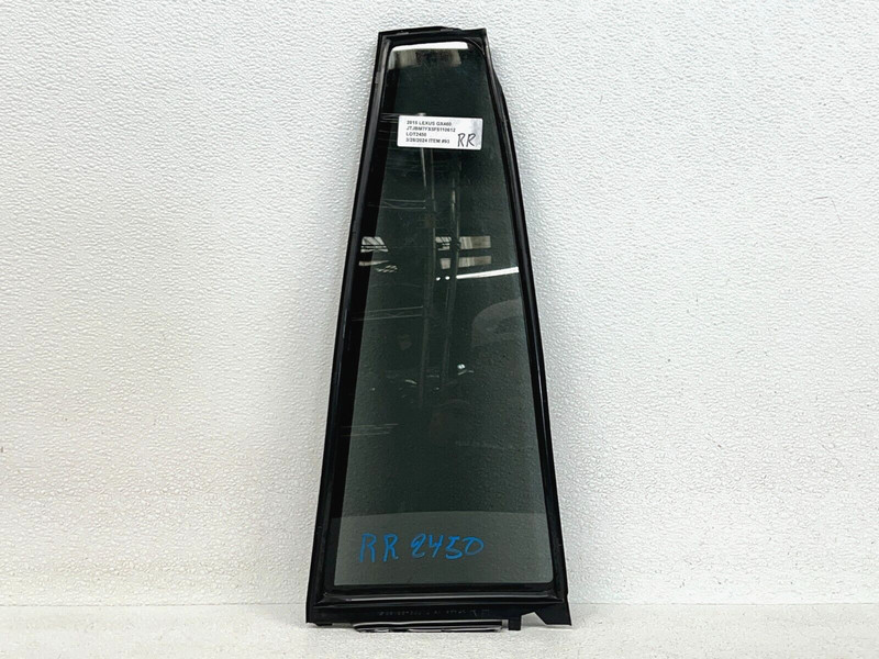 ⭐2010-2021 LEXUS GX460 REAR RIGHT DOOR WINDOW GLASS WEATHERSTRIP OEM LOT2450
