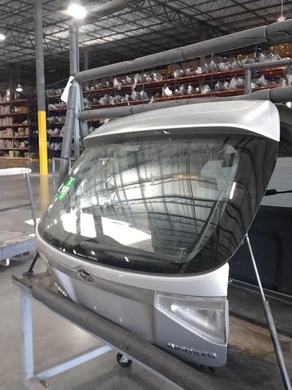 2008 Subaru Impreza Deck Lid Trunk Lid Silver OEM Good Condition 4DR SW