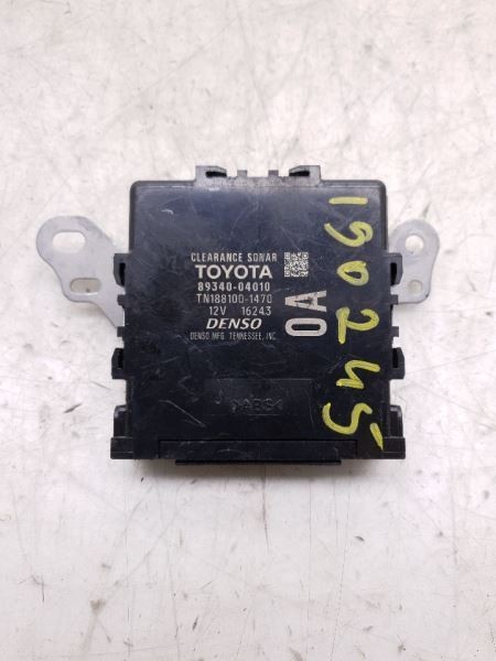 16-18 TOYOTA TACOMA DRIVER PARK ASSIST CONTROL MODULE ECM ASSEMBLY