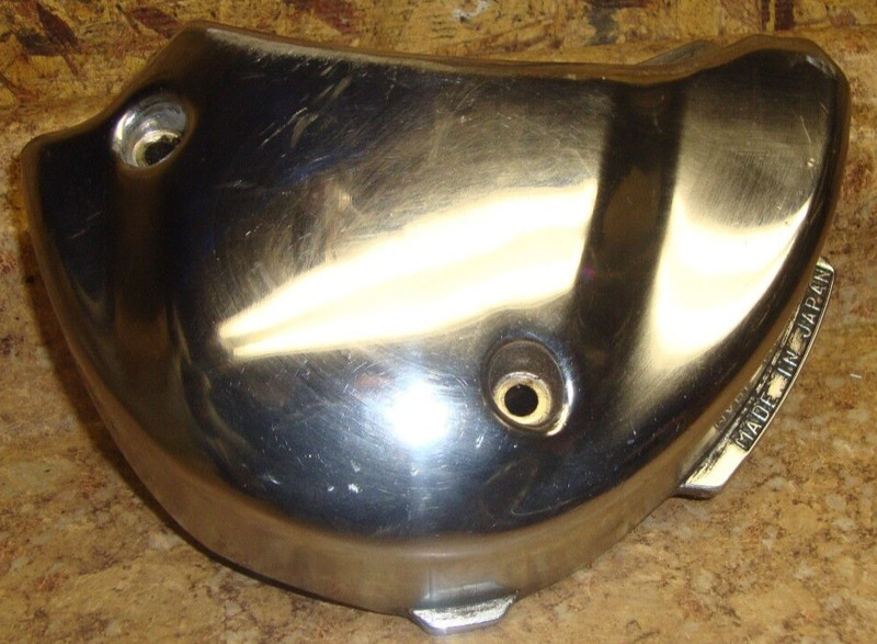 00 Yamaha XVS650 XVS 650 A V Star Engine Chrome Cover Panel Case Side Generator