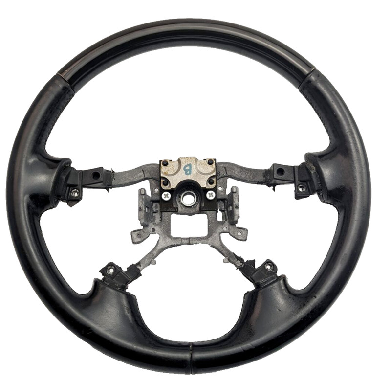 2009-2012 Hyundai Genesis Sedan Steering Wheel Black Leather OEM