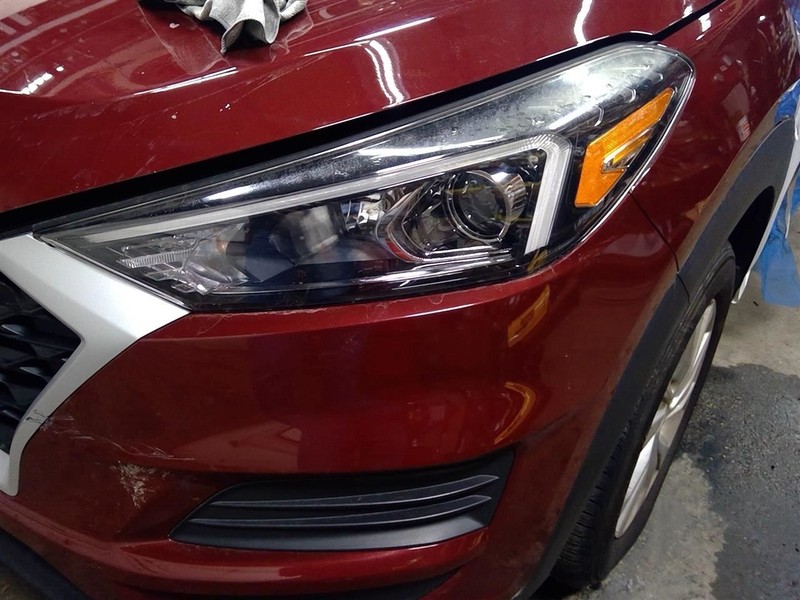Driver Left Headlight Halogen Without LED Accent Fits 19-21 TUCSON 1743621