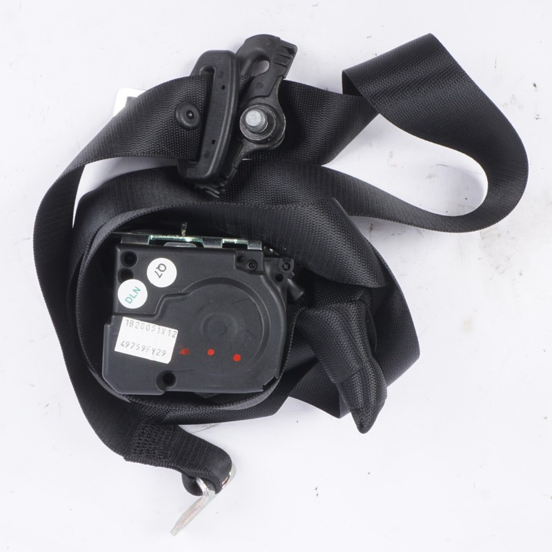 07-13 Mercedes W221 S550 S400 S450 Seat Belt Rear Left Driver Side Black OEM