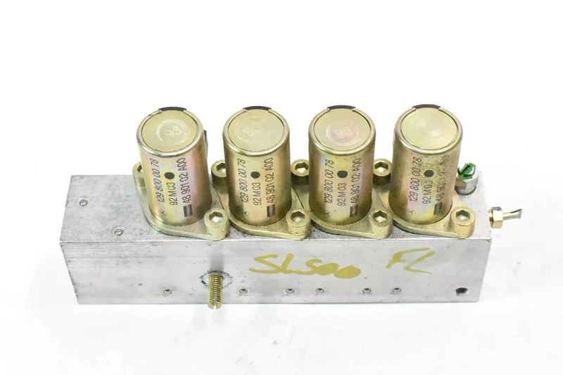 90-02 Mercedes R129 300SL SL500 Left Side Top Hydraulic Valve Block Solenoid OEM