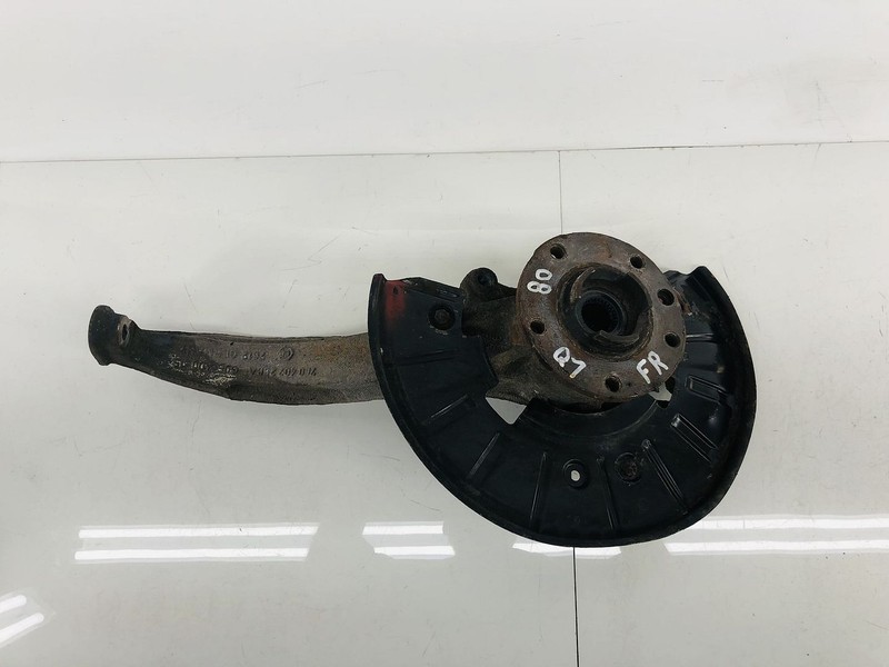 07-10 AUDI Q7 4L AWD FRONT RIGHT PASSENGER SIDE SPINDLE KNUCKLE WHEEL HUB OEM