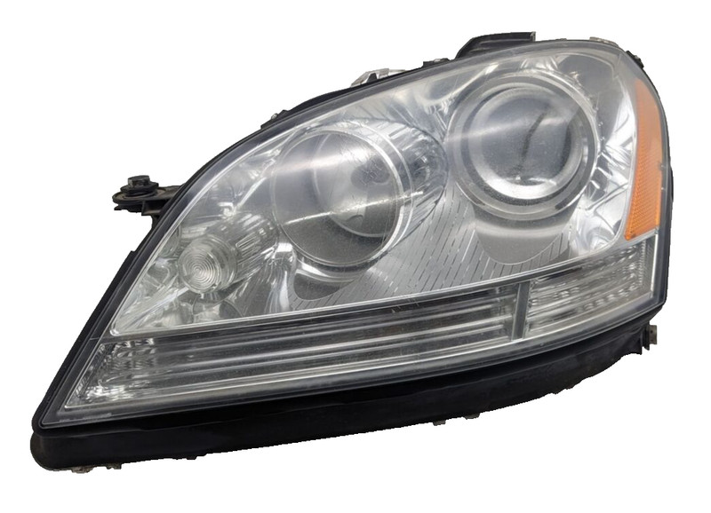 06-08 Mercedes W164 ML350 ML320 ML500 Left Drive Headlight Lamp Halogen OEM