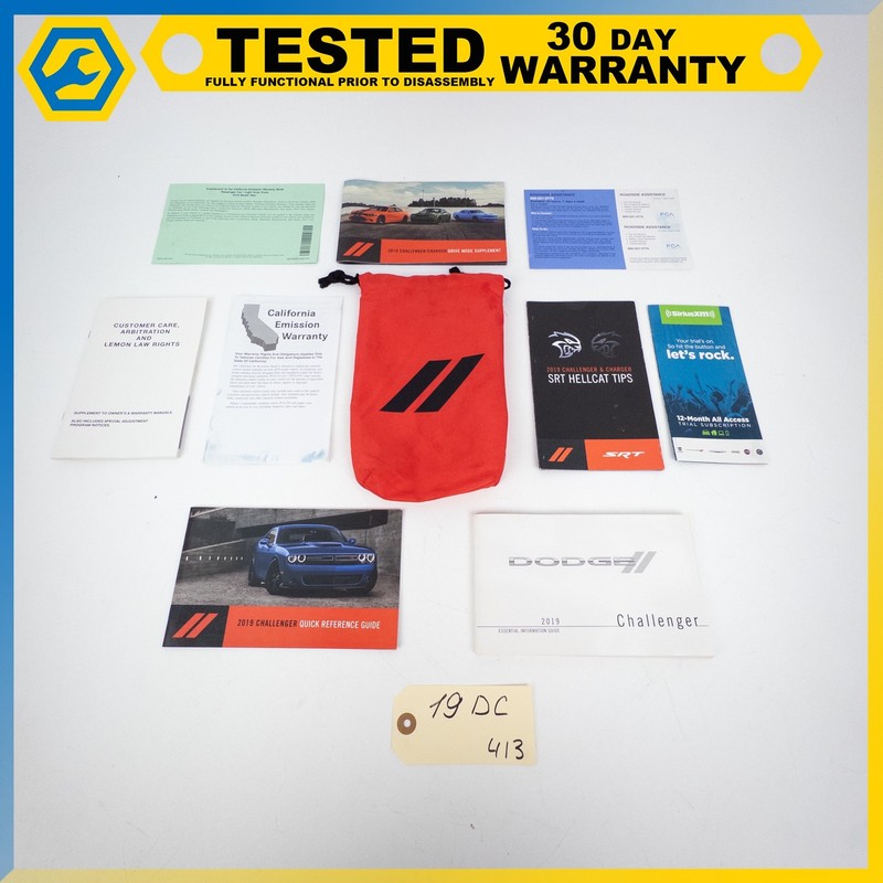 15-23 DODGE CHALLENGER OWNER'S OPERATOR'S MANUAL BOOK OEM
