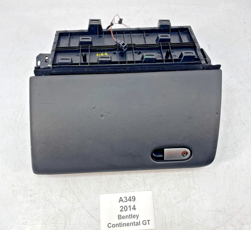 ✅ 12-18 OEM Bentley Continental GT GTC Dash Glove Box Storage Compartment Black*