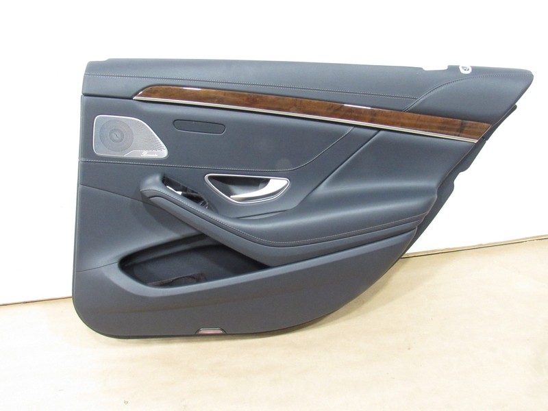 14-17 Mercedes S550 W222 2015 Rear Right Passenger Door Cover Trim Panel ; :O